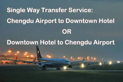 One Way Private Vehicle Transfer from Chengdu Airport to Downtown Hotel