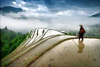 3 Days Guilin Longsheng Rice Terrace Panorama Hiking In Dazhai,Zhuangjie And Pingan