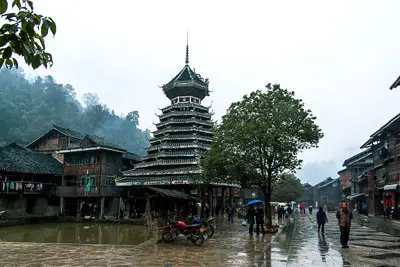 One Day Xijiang Miao Village Bus Tour