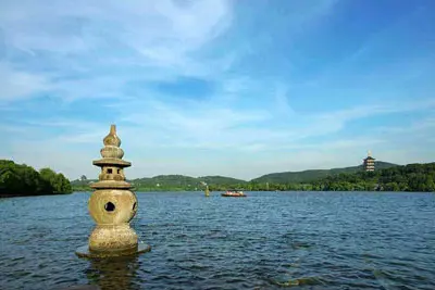 Three Pools Mirroring the Moon