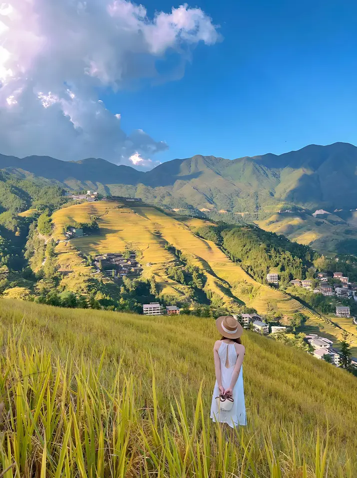 3 Days Guilin Longsheng Rice Terrace Panorama Hiking from Dazhai Via Zhonglv To Pingan